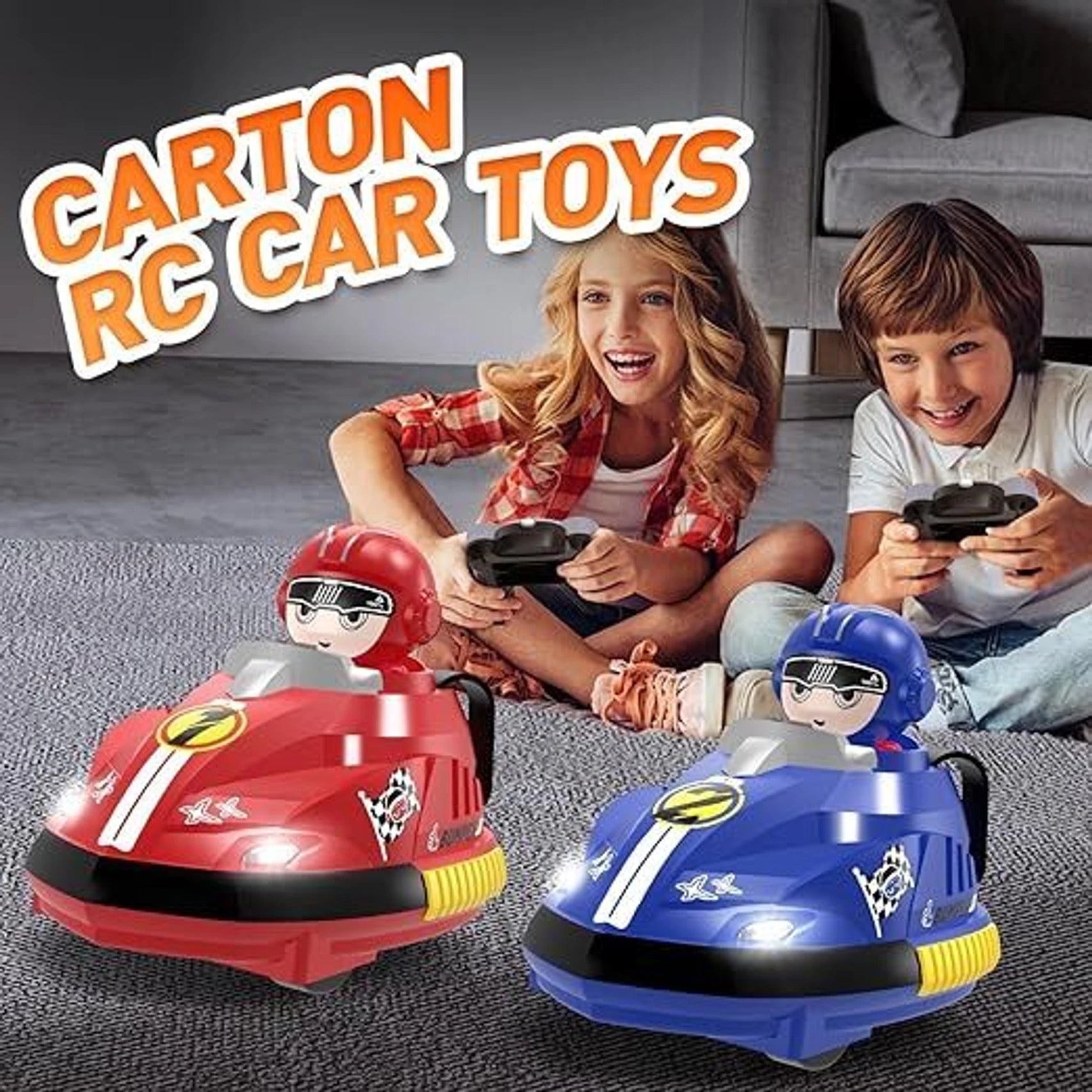 RC Bumper Car Toy Set for Kids