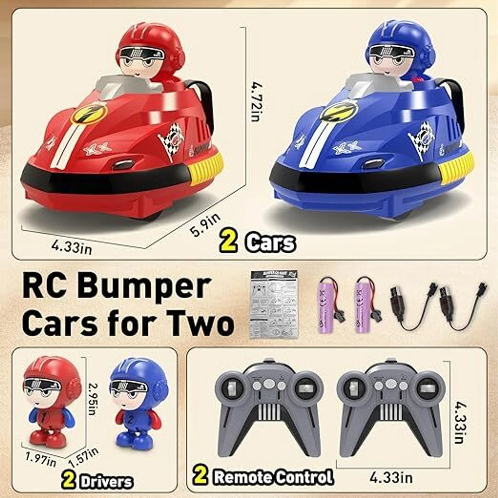 RC Bumper Car Toy Set for Kids