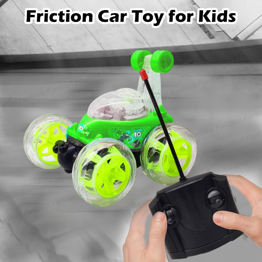 RC Stunt Car with Smoke Effect & LED Lights