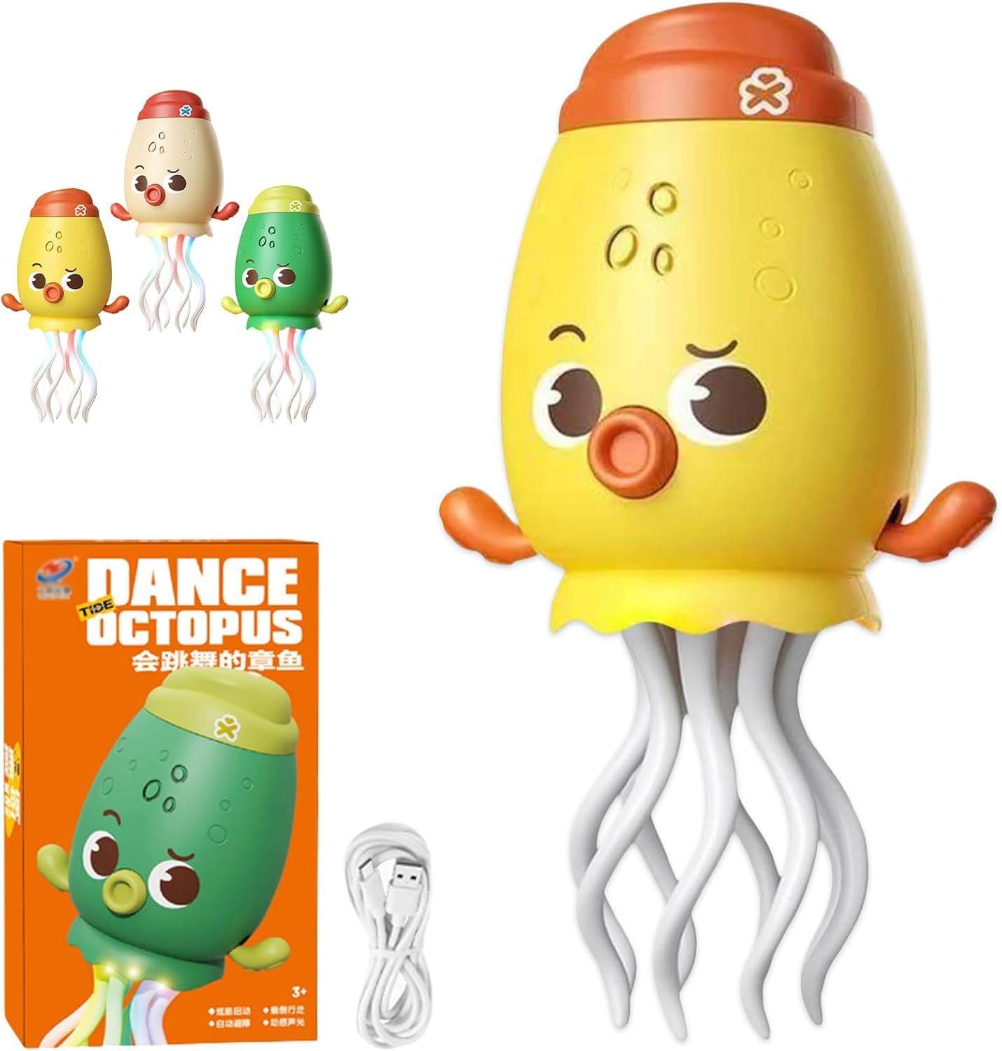Dancing Octopus Baby Toy with Music & Lights