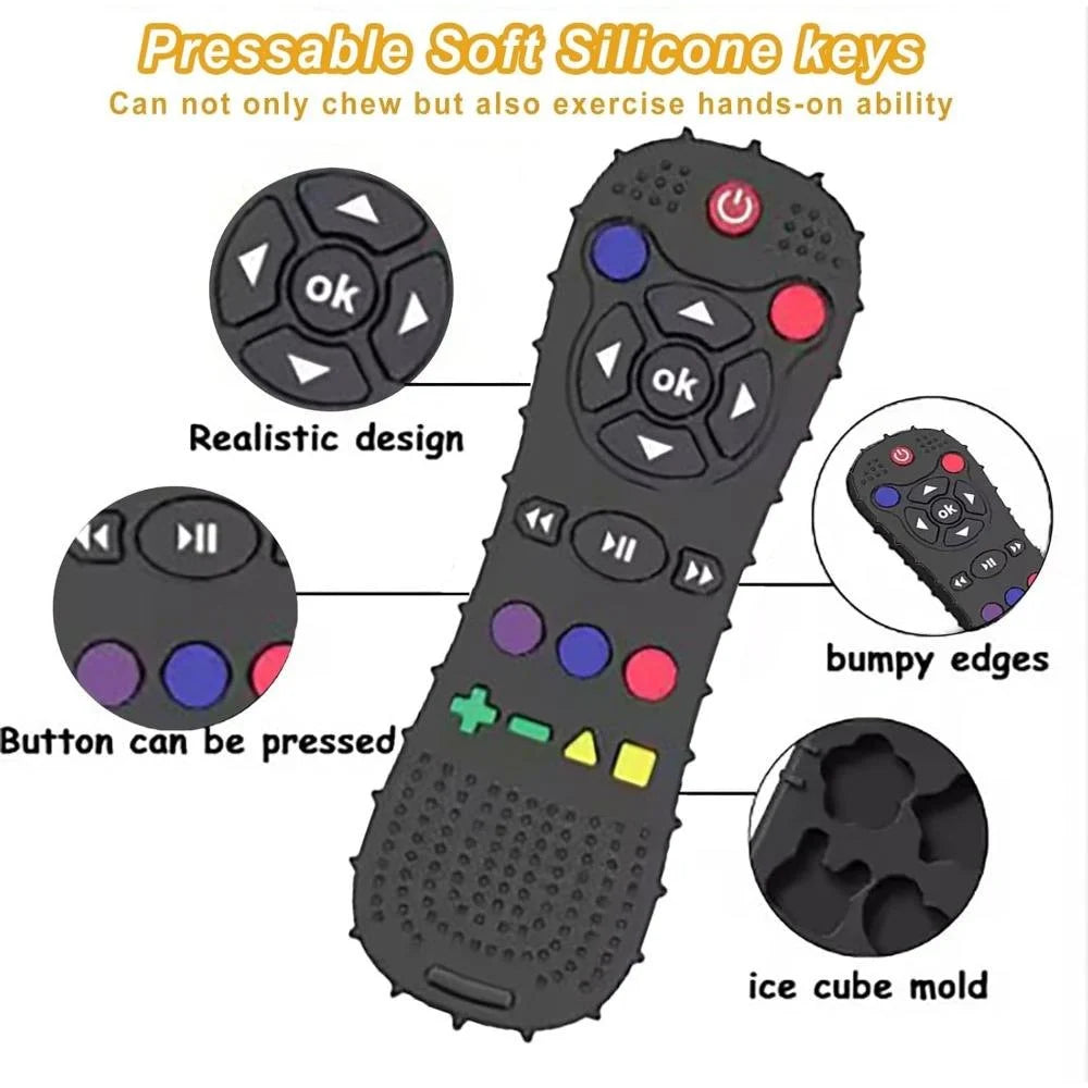 Silicone Baby Remote Teether Toy
