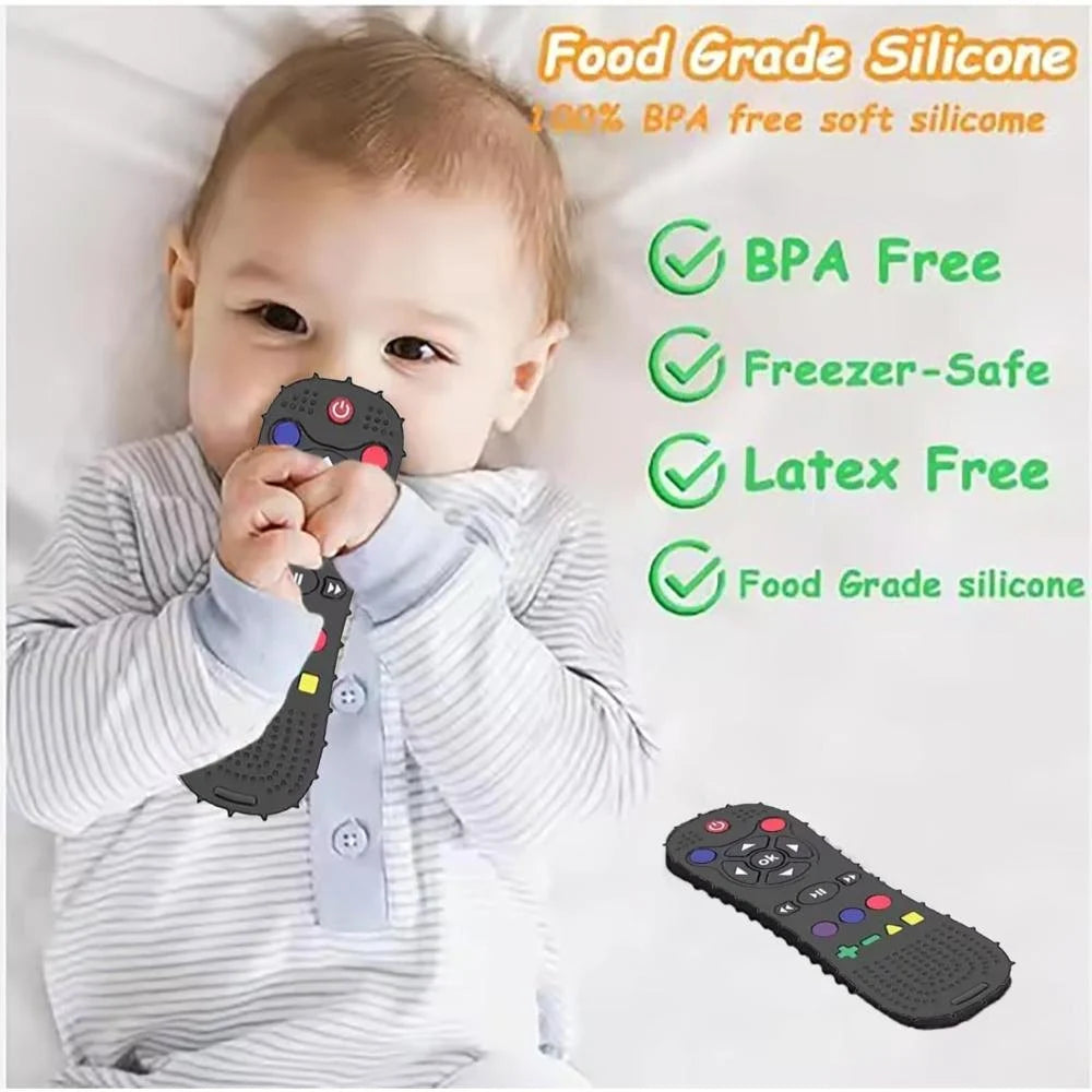 Silicone Baby Remote Teether Toy