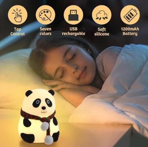 Cute panda night lamp