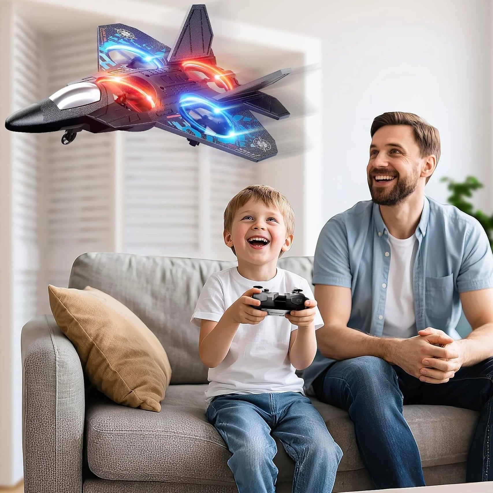 Mini RC Fighter Plane Drone Toy