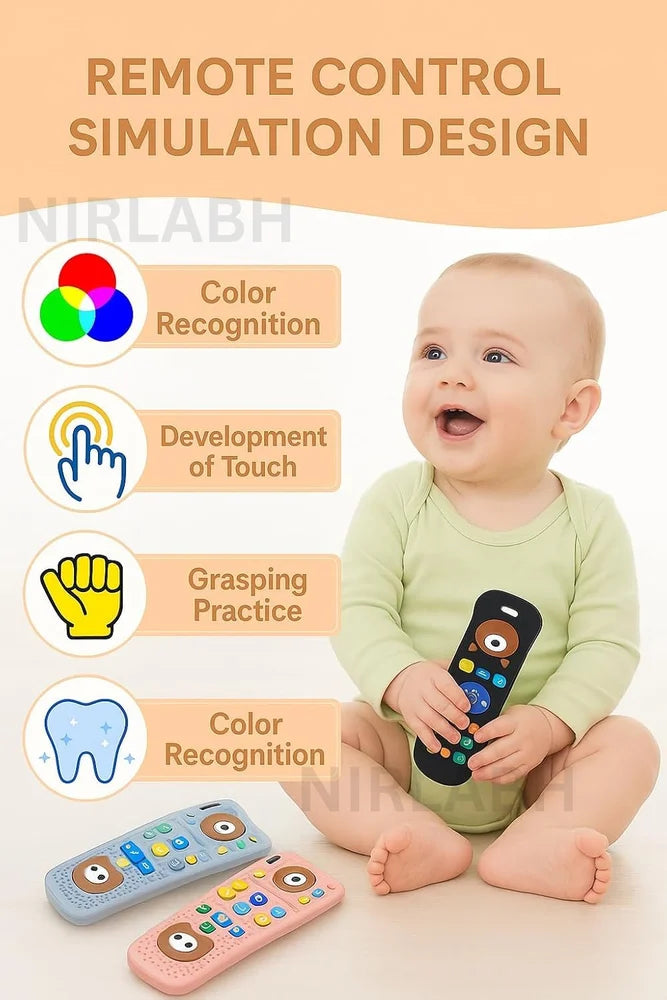 Silicone Baby Remote Control Teether Toy