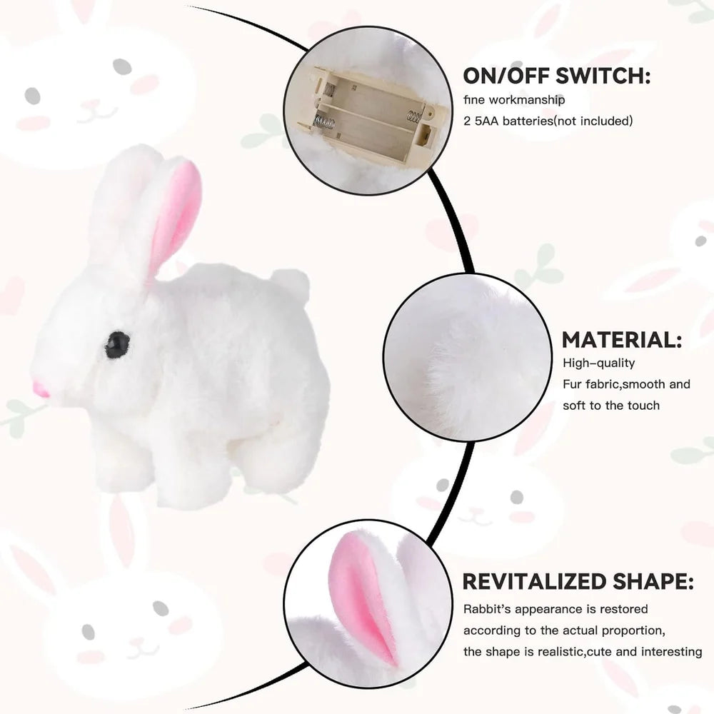 Walking & Talking Plush Rabbit Toy